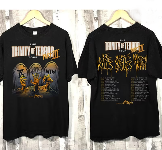 Discover Trinity of Terror Tour Part, Tour Concert Shirt