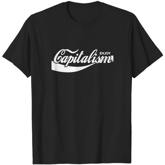 Discover Funny Enjoy Capitalism Apparel T-shirt