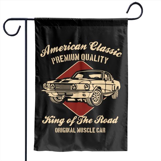 Discover American Classic Mustang Muscle Car Garden Flags. - Mustang - Garden Flags