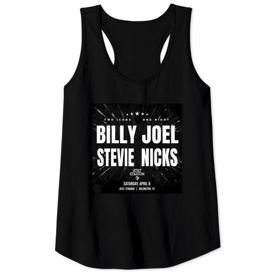 Discover Billy Joel n Stevie Nicks Tour 2023 Tank Tops
