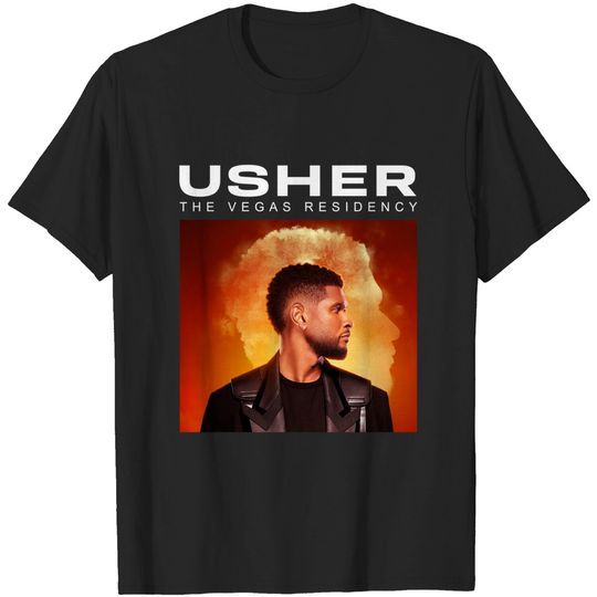 Discover 2023 Usher My Way The Vegas Residency Tour T-Shirt, Usher RNB Music Concert 2023 T-Shirt