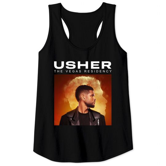 Discover 2023 Usher My Way The Vegas Residency Tour Tank Tops, Usher RNB Music Concert 2023 Tank Tops