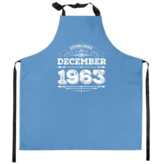 Discover Established in December 1963 Kitchen Aprons