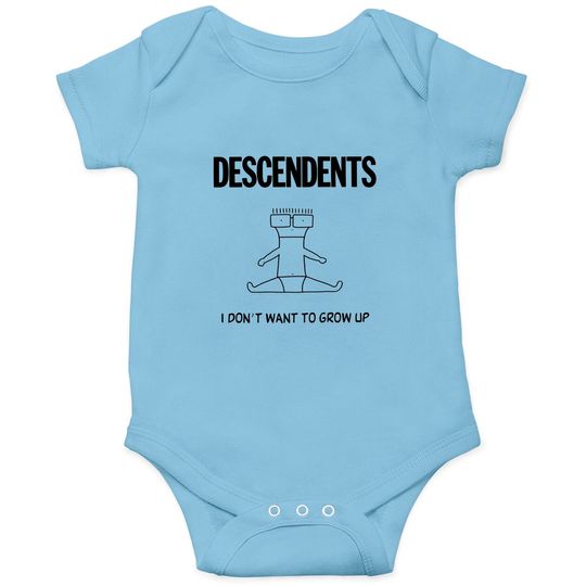 Discover Descendents I Don't Want To Grow Up Yellow Onesies