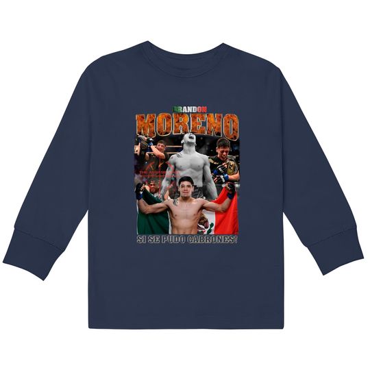 Discover Brandon Moreno Kids Long Sleeve T-Shirts Collection