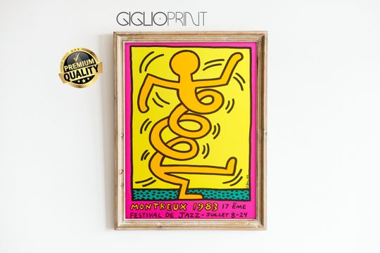 Discover Keith Haring Montreaux Print Poster