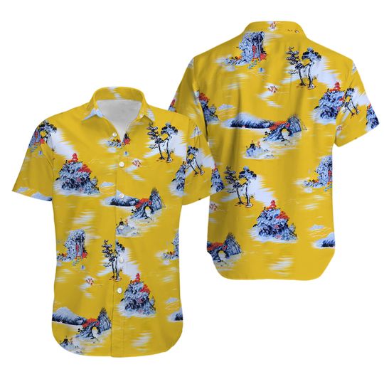 Discover Brad Pitt Summer Short Sleeve Hawaiian Beach Shirt