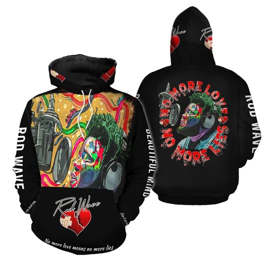 Discover Rod Wave 3D hoodie
