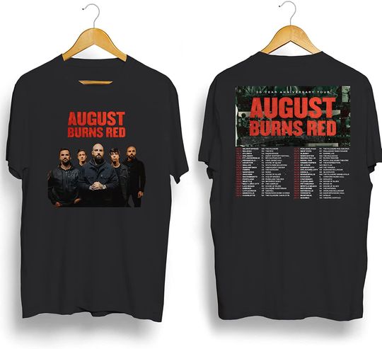 Discover August Burns Red 20th Anniversary Tour 2023 T-Shirt