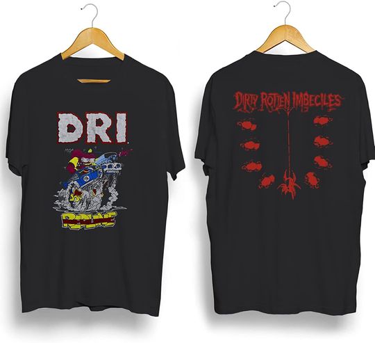 Discover 1980s DRI Dir-ty Rotten Imbeciles Redline T-Shirt Gift for Fans Multicolor