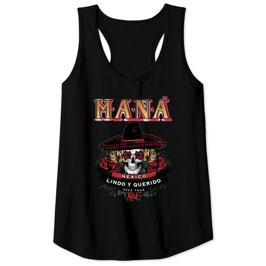 Discover Mana , Rock Mexicano Band Tank Tops