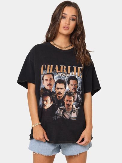 Discover Vintage Charlie Swan Vintage 90's shirt, Billy Burke Fan Made Tee - Team Charlie shirt