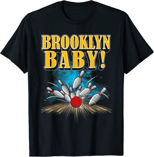Discover Brooklyn Baby Funny Bowling Short Sleeve T Shirt