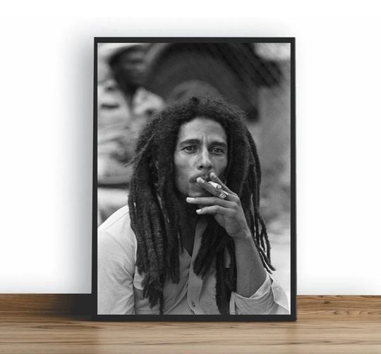 Discover Bob Marley Music Poster Painting Art Wall