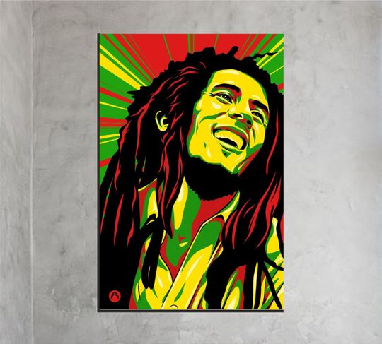 Discover Bob Marley Poster, Bob Marley, Reggae Poster