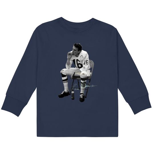 Discover RIP Len Dawson Kids Long Sleeve T-Shirt