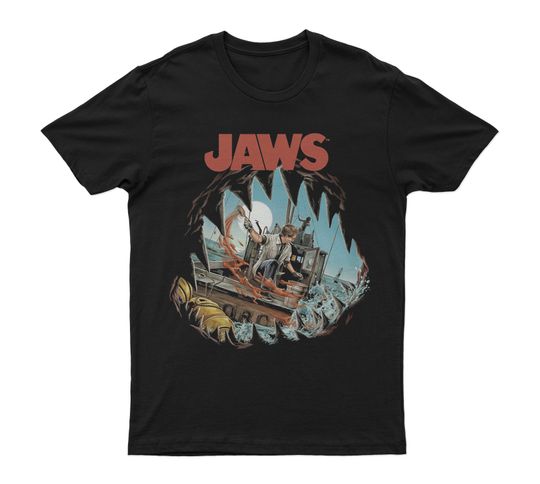 Discover Jaws Movie Vintage T-Shirt