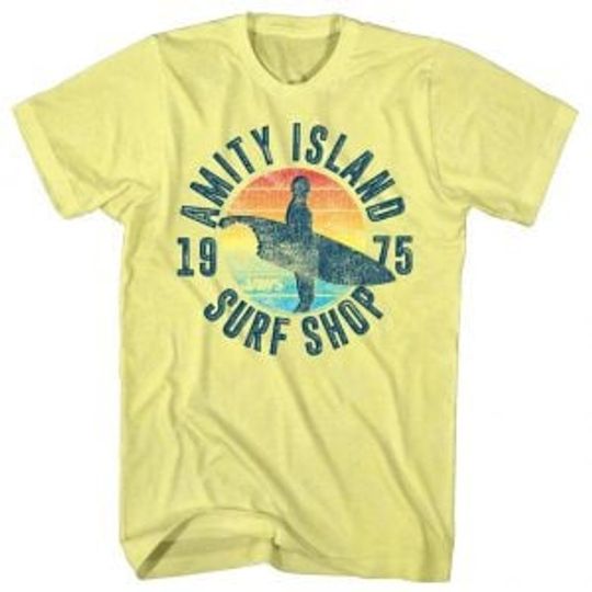 Discover Jaws Amity Island Surf Shop Movie Shirt