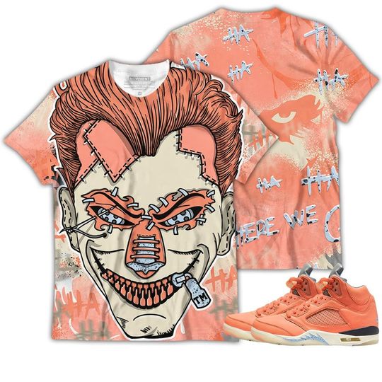 Discover Misunderstood Supervillain Sneaker Shirt Match Crimson Bliss 5s Tee, Jordan 5 DJ Khaled Crimson Bliss 3D T-Shirt, Hoodie, Zipup, Sweatshirt