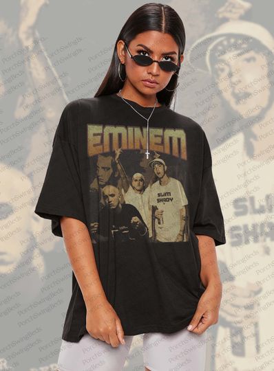 Discover Vintage Style Eminem The Real Slim Shady Rap T-shirt