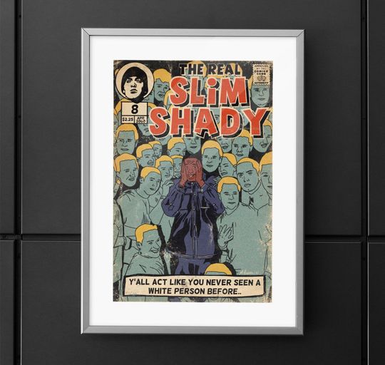Discover Eminem & Dr. Dre - The Real Slim Shady Poster