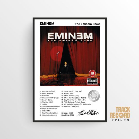 Discover Eminem | The Eminem Show | Album Cover Poster