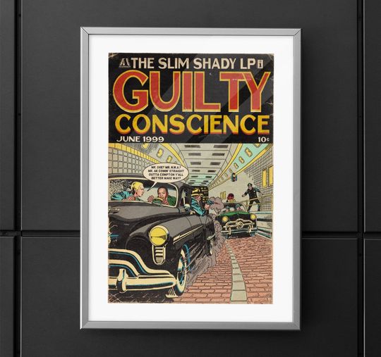 Discover Eminem & Dr. Dre - Guilty Conscience Poster