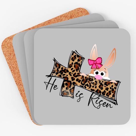 Discover Easter He is Risen Coasters