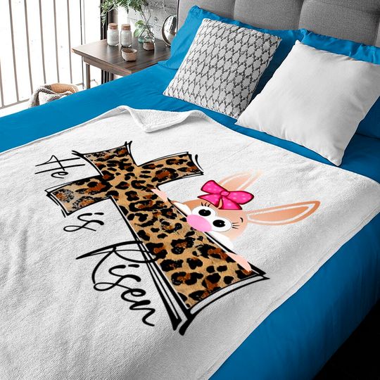 Discover Easter He is Risen Baby Blankets