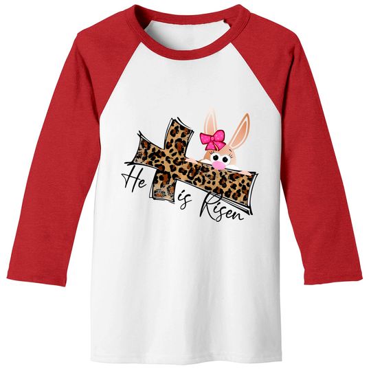 Discover Easter He is Risen Baseball-Style Tees