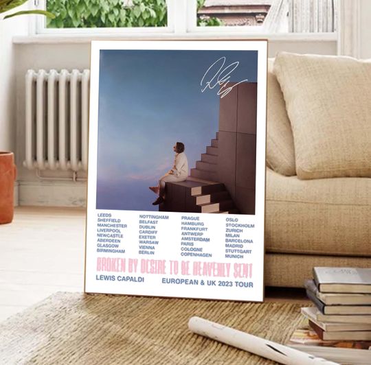 Discover Lewis Capaldi Tour 2023 Poster