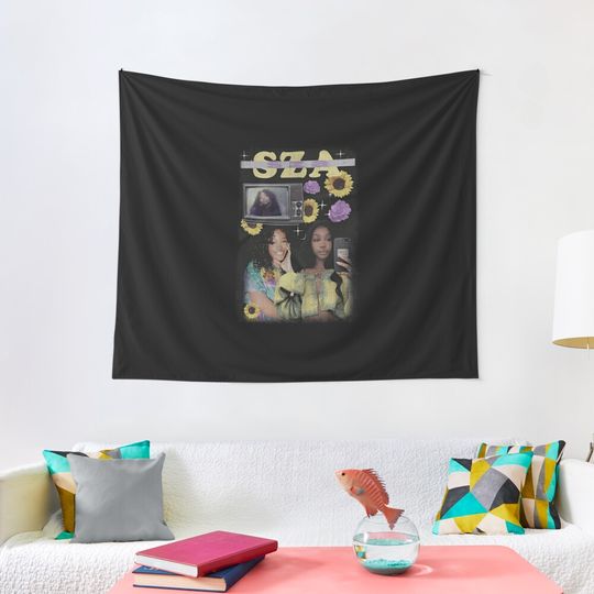 Discover sza flower Tapestry
