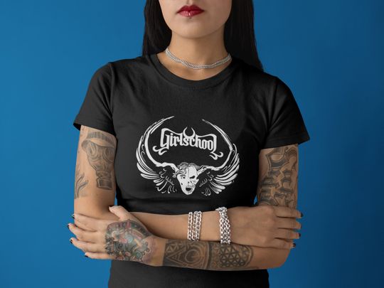 Discover Girlschool Unisex T Shirt, 80s Punk Metal Band, Cult Classic Rare T Shirt