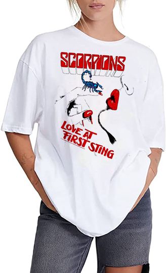 Discover Scorpions Love at First Sting T shirt