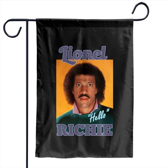 Discover Lionel Richie Hello Garden Flags
