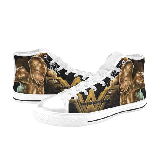 Discover Wonder Woman High Top Shoes, Custom Unisex Kids and Adult Shoes