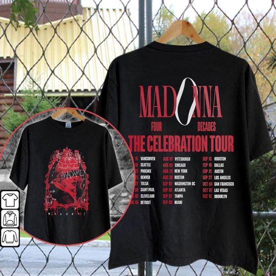 Discover Madonna Tour Musicale 2023 T-shirt two sides