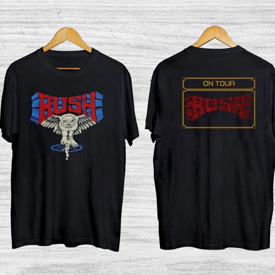 Discover 1970s Rush Tour Vintage Concert T-Shirt