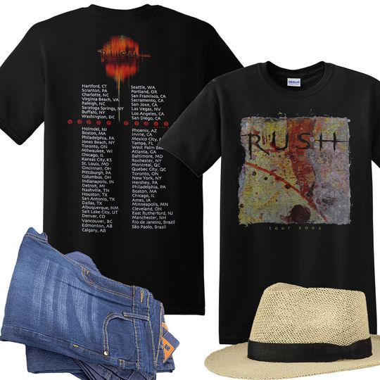 Discover 2002 Rush Vapor Trails Vintage T-Shirt
