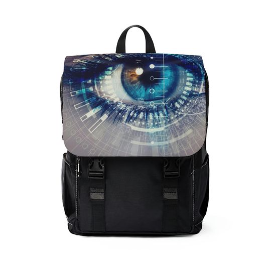 Discover Eyes Unisex Casual Shoulder Backpack