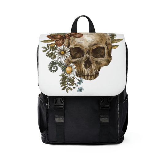 Discover Skulls Unisex Casual Shoulder Backpack