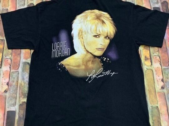 Discover Something in Red Lorrie Morgan Vintage Shirt