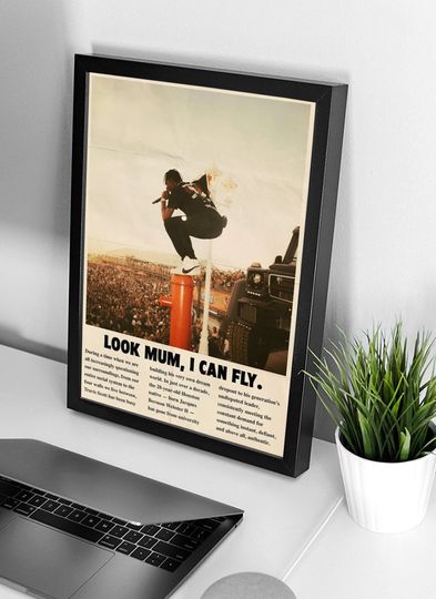 Discover Travis Scott Sneaker Ad Poster