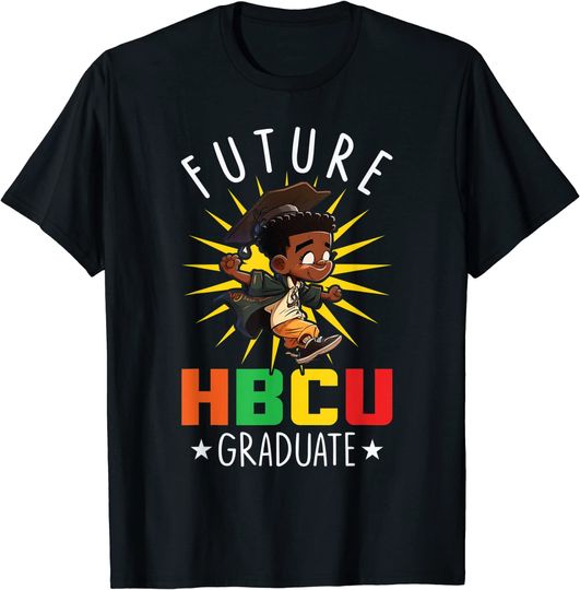 Discover Future HBCU Grad History Black College Youth Black Boy T-Shirt