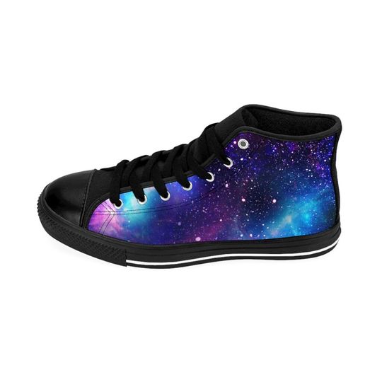 Discover Womens Galaxy Shoes, Space Sneakers Colorful Nebula Universe High Tops