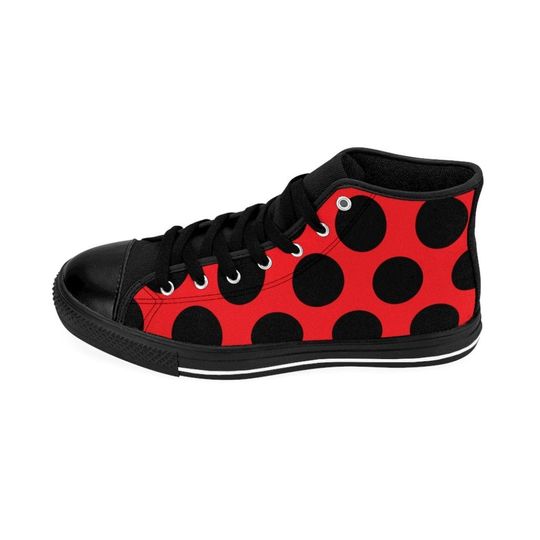 Discover Womens Ladybug Sneakers Adult Lady Bug Costume Shoes Red Black