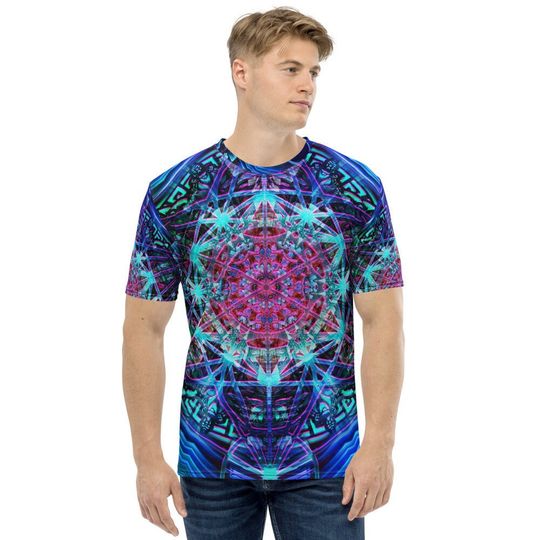 Discover Sacred Geometry Shirt, Metatrons Cube Mens Festival Clothing