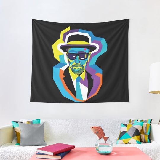 Discover Breaking Bad - Heisenberg Abstract Art Tapestry