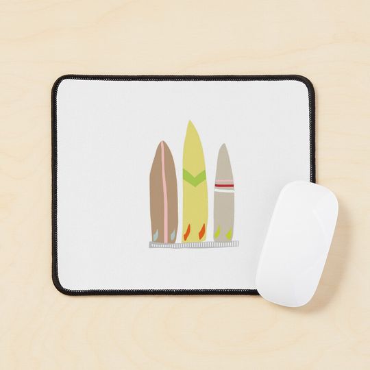 Discover Painted Surfboards Mouse Pad