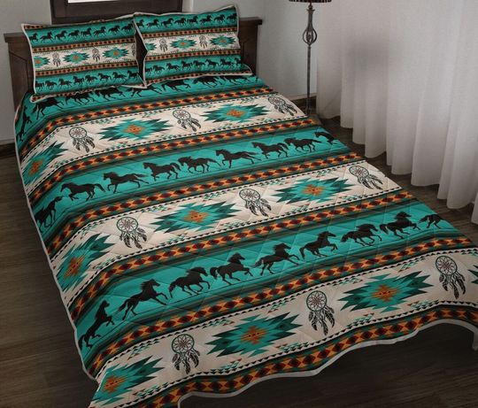 Discover Horse Pattern Bed Set, Horse Bedding Set